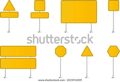 Road Traffic Signs Set Direction Arrow Stock Vector (Royalty Free ...