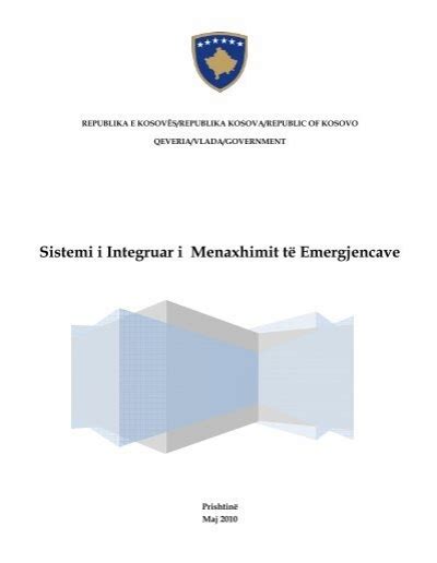 Sistemi I Integruar I Menaxhimit T Emergjencave Ministria E