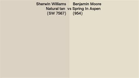 Sherwin Williams Natural Tan Sw 7567 Vs Benjamin Moore Spring In