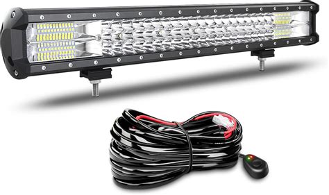 Amazon Willpower 23 Inch 324W Led Light Bar With Wiring Harness