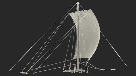 Longship Sail 3D Model $59 - .3ds .blend .c4d .fbx .max .ma .lxo .obj .usdz .unitypackage .upk ...