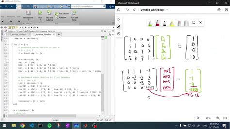 Numerical Methods Lu Inverse طريقة الحل باليد Youtube