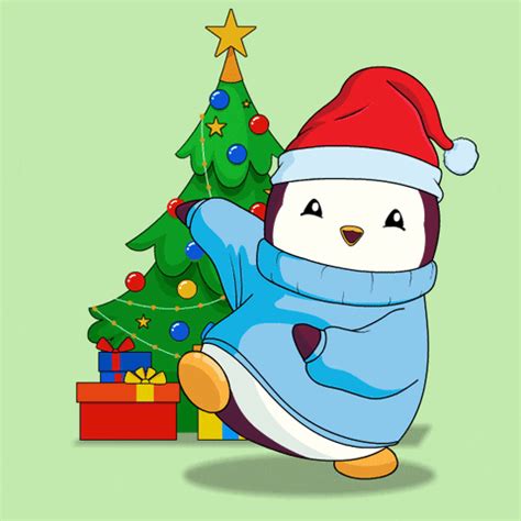 Happy Merry Christmas By Pudgy Penguins Find Share On Giphy