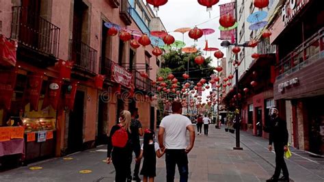 Chinatown in Mexico City, a Colorful Place Stock Footage - Video of famous, asia: 202700612