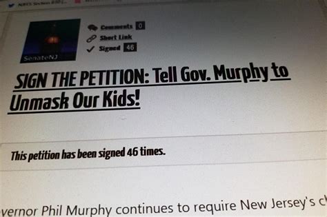 NJ petition asks Gov. Murphy to lift kids mask mandate