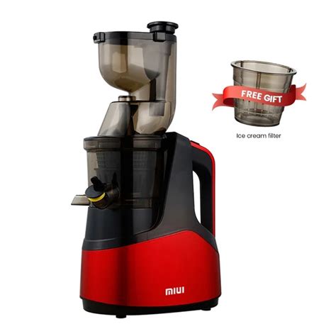 MIUI Slow Juicer 7LV Screw Cold Press Extractor FilterFree Easy Wash