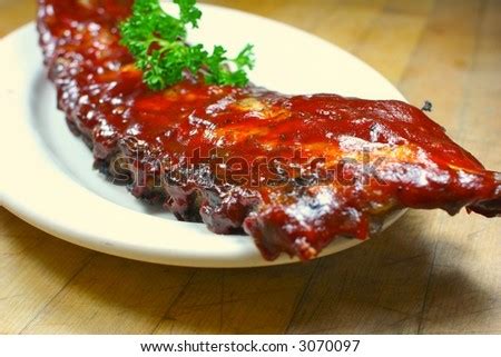 Full Slab Of Bbq Ribs Stock Photo 3070097 : Shutterstock