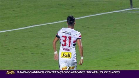 Vídeo Flamengo Anuncia Contratação Do Atacante Luiz Araújo De 26 Anos Globoesporte Ge