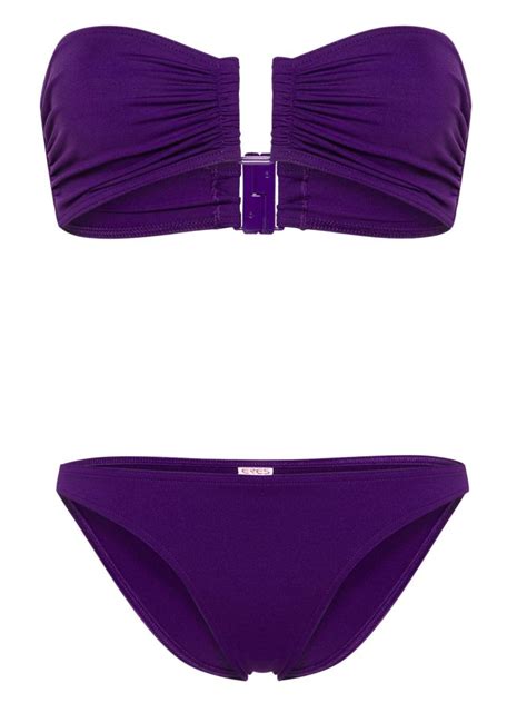 Eres Show Fripon Bandeau Bikini Set In Purple Lyst