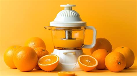 This Image Shows An Electric Citrus Juicer With A Glass Pitcher And A