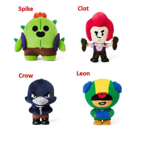 Line Friends X Supercell Brawl Stars Hero Spike Soft Plush Stuffed Home