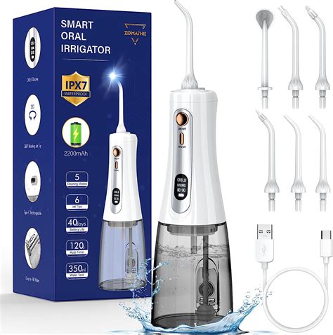 350ML Powerful Water Picks For Teeth Cleaning And Flossing OLED