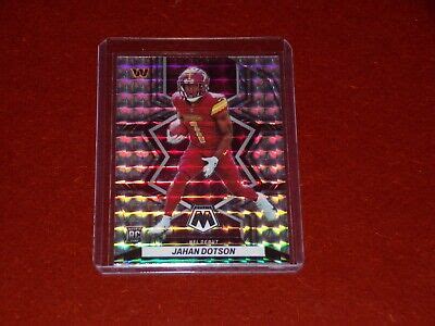 2022 Panini Mosaic Mosaic NFL Debut RC Jahan Dotson EBay