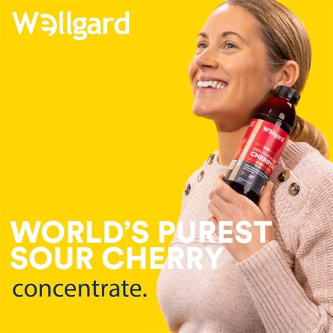 Wellgard Tart Cherry Juice Cherryaid 100 Concentrated Montmorency Cherry Juice 500ml Made In Uk