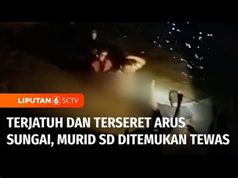 Murid SD Terjatuh Dan Terseret Arus Saluran Irigasi Korban Ditemukan