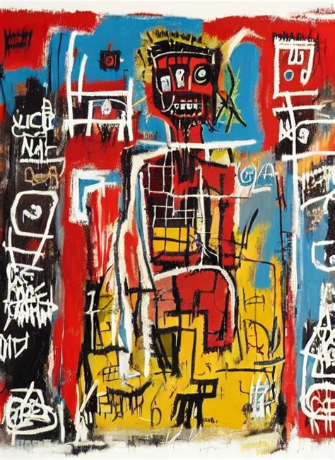 Love War And Apocalypse Jean Michel Basquiat Stable Diffusion