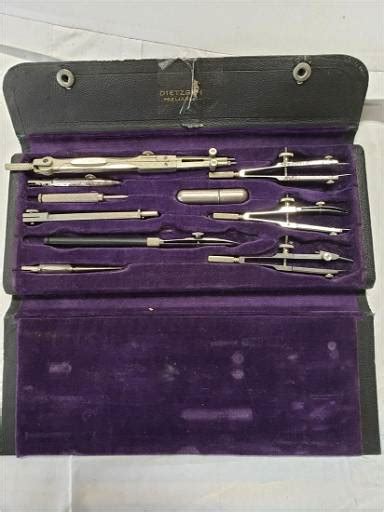 Vintage Dietzgen Drafting Set With Original Case