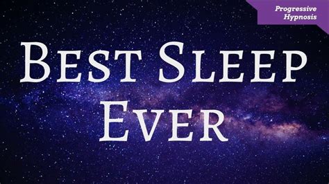 Best Sleep Ever ★ Rapid Sleep Hypnosis ★ Progressive Hypnosis Youtube