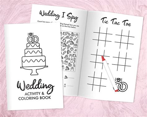 Free Printable Wedding Activity and Coloring Book for Kids - Pjs and Paint