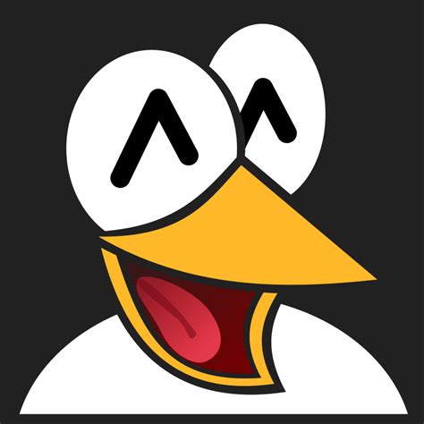 Happy Penguin Face - Openclipart