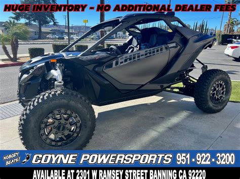 Can Am Maverick R X Rs Triple Black Coyne Powersports