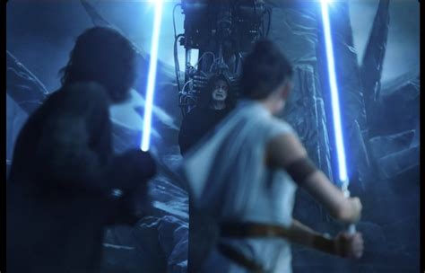 New shot of Rey and Ben vs Palpatine. : StarWarsCantina