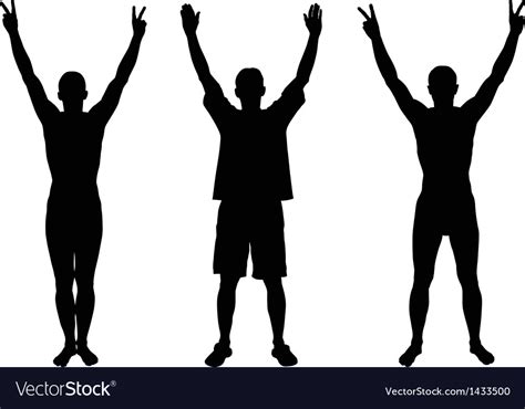 Hands up Royalty Free Vector Image - VectorStock