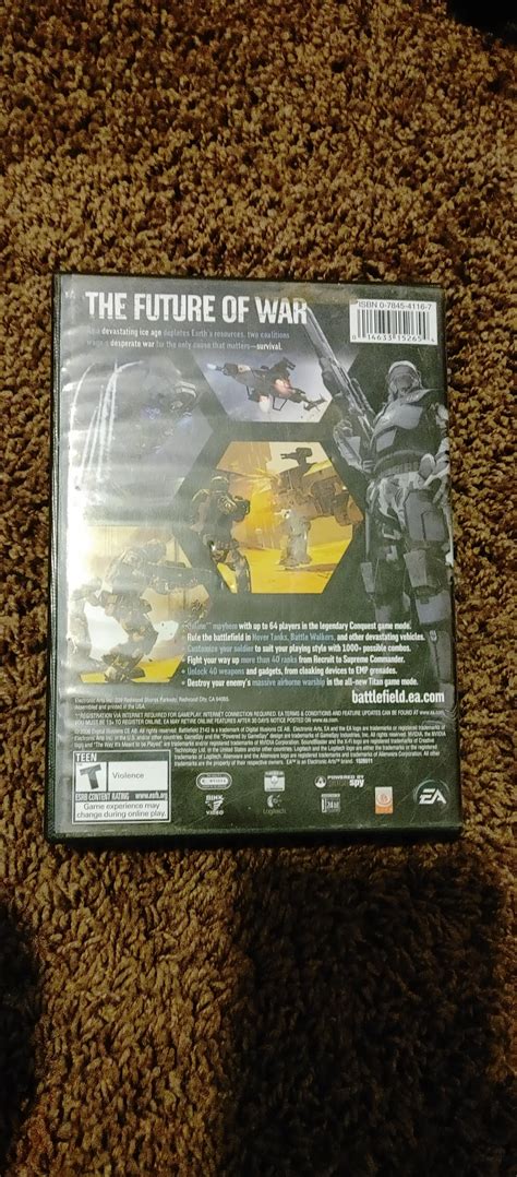 Found My Old Case Of Battlefield 2142 With Disk Rbattlefield