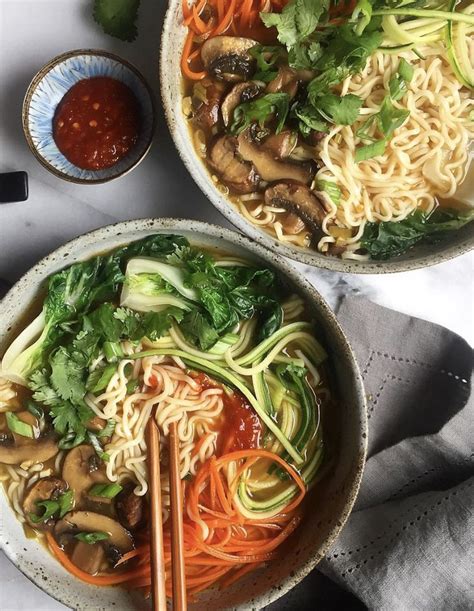 Bok Choy And Mushroom Ramen Noodle Soup By Supperwithmichelle Quick And Easy Recipe The