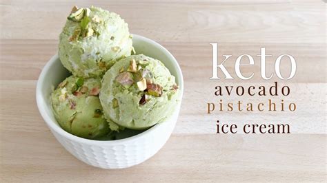 Keto Avocado Pistachio Ice Cream Youtube