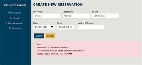 Github Amandalynnpond Restaurant Reservations Starter For Capstone