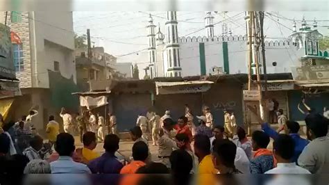 Stone Pelting At Ram Navami Procession In Mp Triggers Violence Many