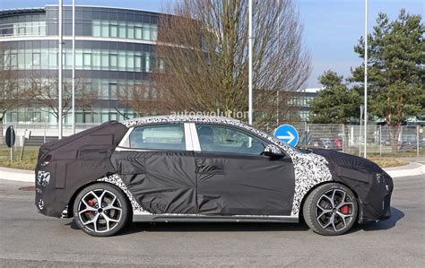 Hp Hyundai I N Fastback Makes Spyshots Debut Autoevolution