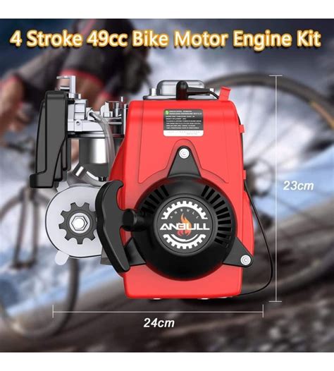 Anbull Cc Stroke Gas Petrol Motorized Bike Bicycle Engine