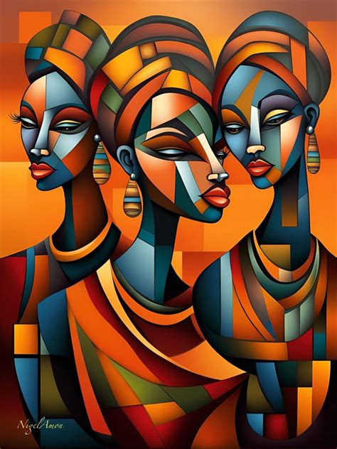 Art Graphisme Et Surr Alisme Nigel Amon Cubisme Africain