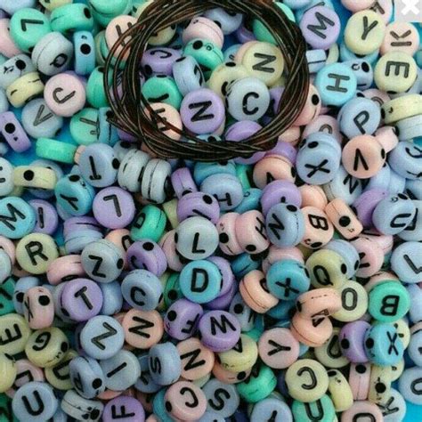 X Alphabet Beads Diy Bracelet Kit Wholesale Letter Name Etsy Uk