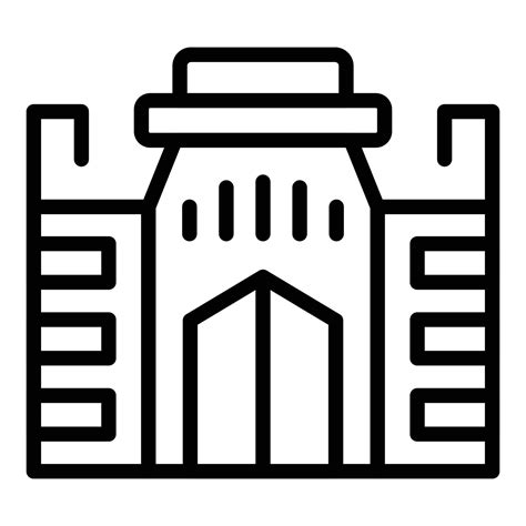 Landmark Building Icon Outline Vector Architecture Culture 15218700 Vector Art At Vecteezy