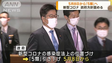 新型コロナは5月8日から「5類」へ 政府が方針固める