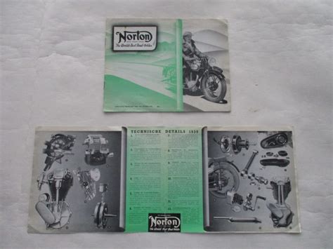 Norton Original Old Brochure Norton Motorbikes Catawiki