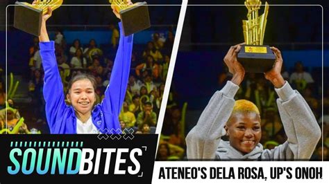 UAAP Ateneo S Kacey Dela Rosa Crowned MVP UP S Favour Onoh Is Rookie