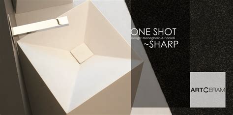 One Shot Waschtischobjekte Art Ceram Designer Paolelli