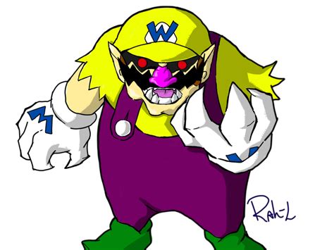 evil wario by raheeml on DeviantArt