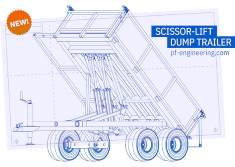 Pf Engineering — Do It Yourself Plans — Scissor Lift Dump Trailer