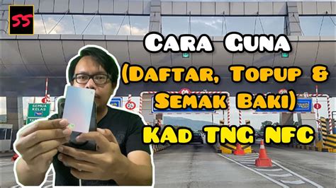 Cara Guna Daftar Tambah Nilai Semak Baki Kad Tng Nfc Youtube