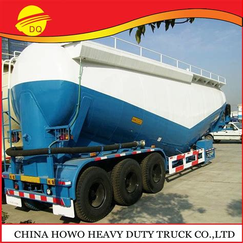 Tri Axle 30t 40t Dry Cement Bulker Bulk Tanker Truck Trailer China