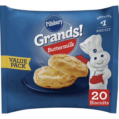 Pillsbury Grands Buttermilk Breakfast Biscuits Frozen Dough Value