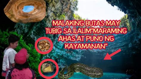 MALAKING BUTAS MAY TUBIG SA ILALIM L BINABANTAYAN NG MALAKING AHAS