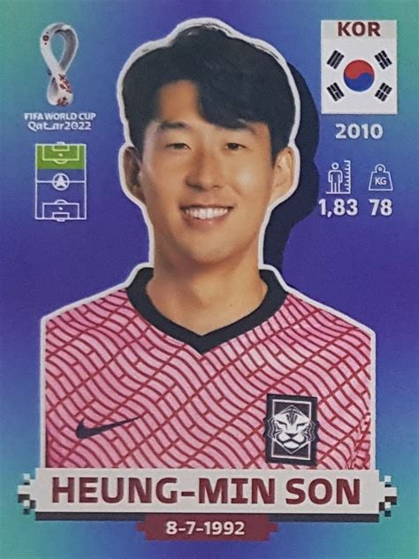 Figurinha Da Copa 2022 Kor19 Heung Min Son Qatar Original En MercadoLivre