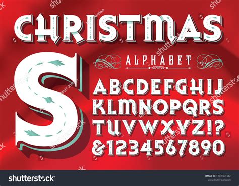 Classic Original Victorian Vintage Style Alphabet Stock Vector (Royalty ...