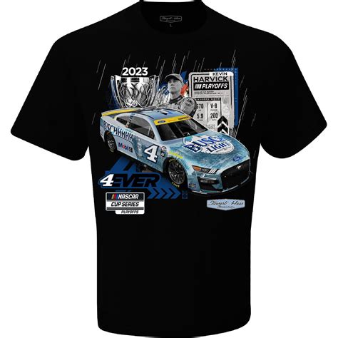 Kevin Harvick 2023 NASCAR Cup Series Playoffs T-Shirt Black | #4663056784